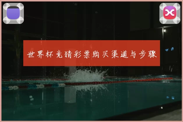 世界杯竞猜彩票购买渠道与步骤