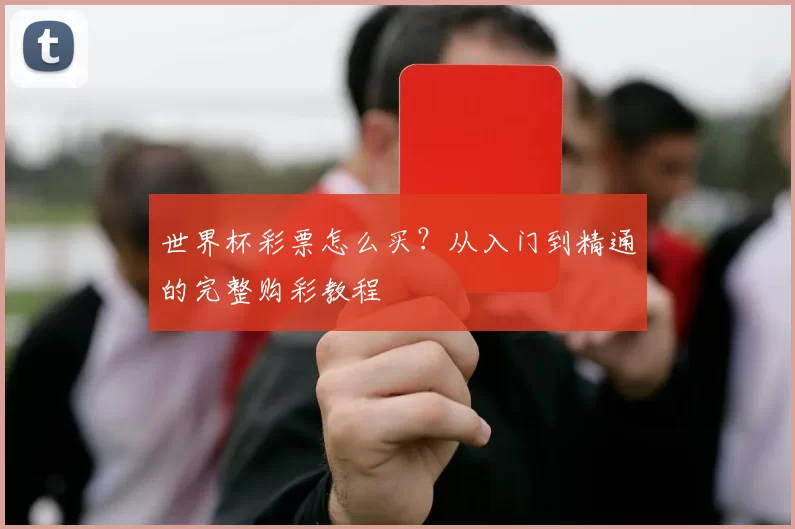 世界杯彩票怎么买？从入门到精通的完整购彩教程