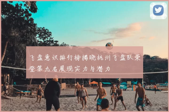 飞盘意识排行榜揭晓杭州飞盘队荣登第九名展现实力与潜力